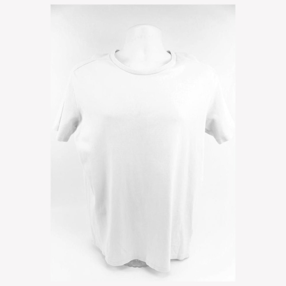 Louis Vuitton Men's Medium White Wardrobe Jersey Sleeve T-Shirt 15lv34s